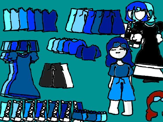 Blue Dress up 1 1