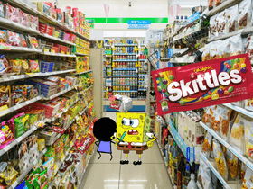 give me some skittles SpongeBob Meme