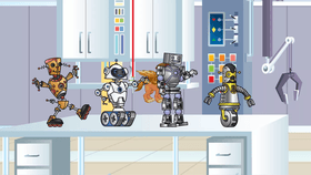 robo dance party!