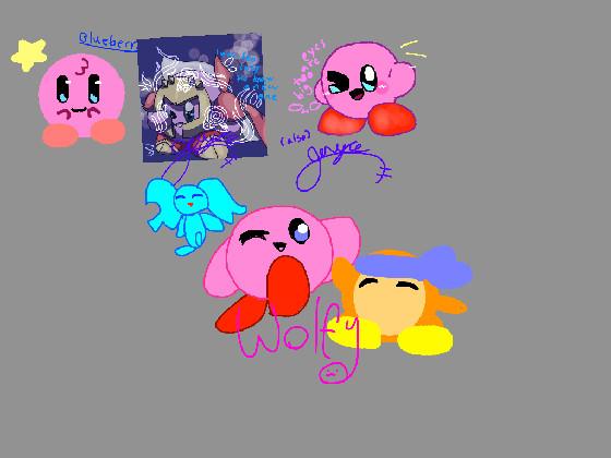 Draw kirby in your style  1