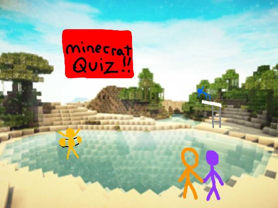 Mincraft quizzzzz with mr creeper 1