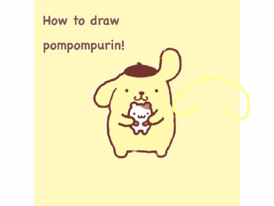 how to draw pompompurin!