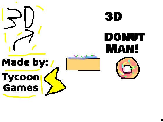 3D donut man 1