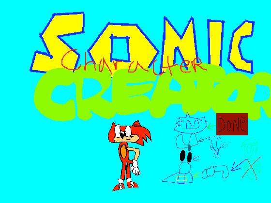 Sonic Character Creator 1