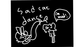 sad cat dance