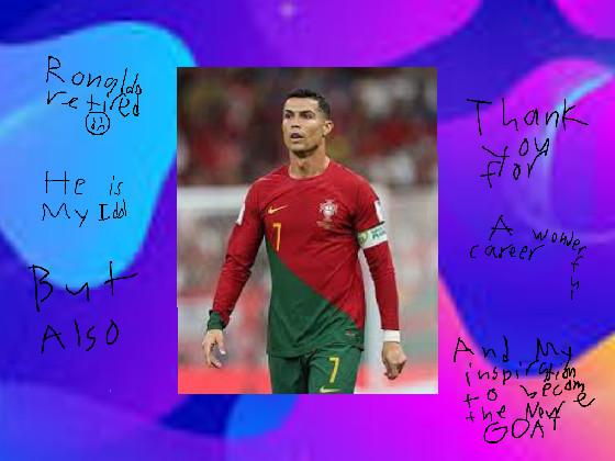 Thank you Ronaldo