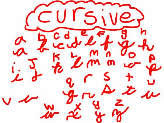 learn cursive