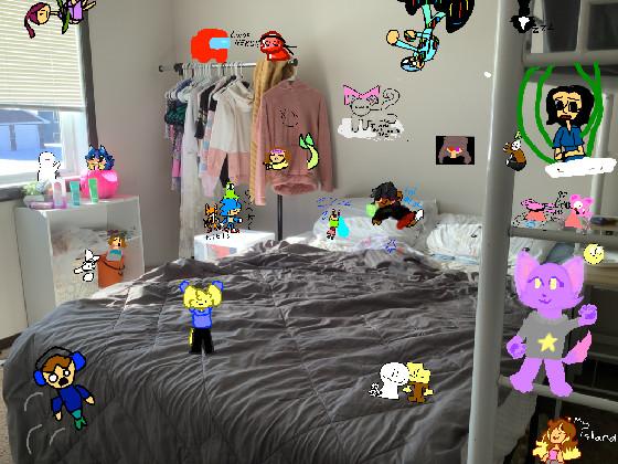 Add ur oc in a bedroom