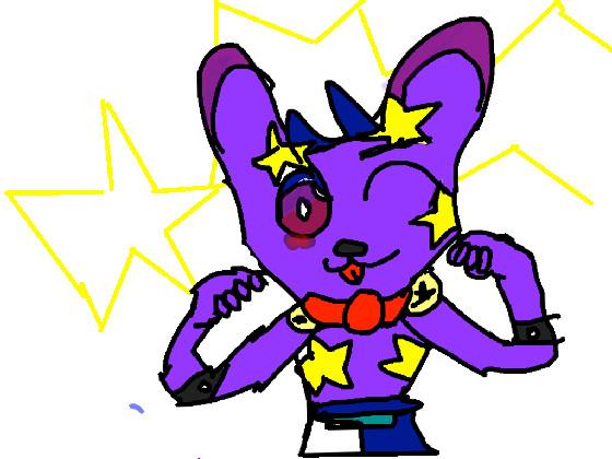 Tried to do glamrockbonnie