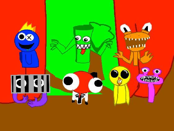 Rwinbow Friends drawings 3