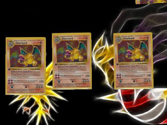 i got 3 charzard 1