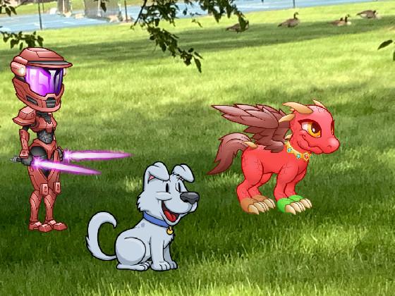 the story of the dragon DOG?!