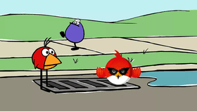 Chirp talks to a Angry Bird