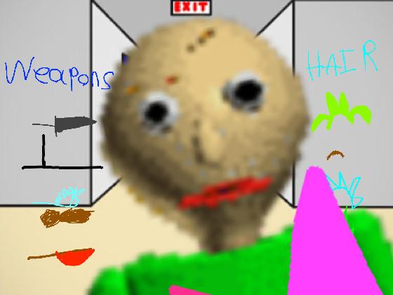 remix if baldi had hair