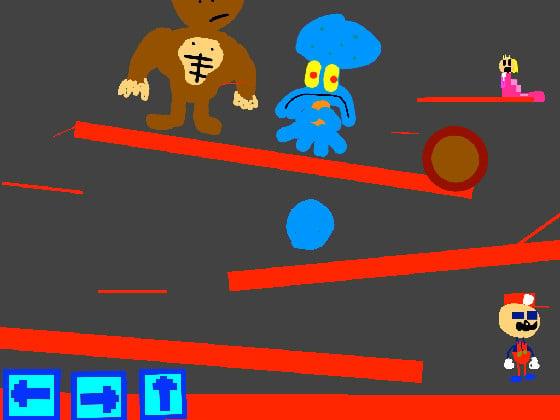 Donkey Kong and squidward pack