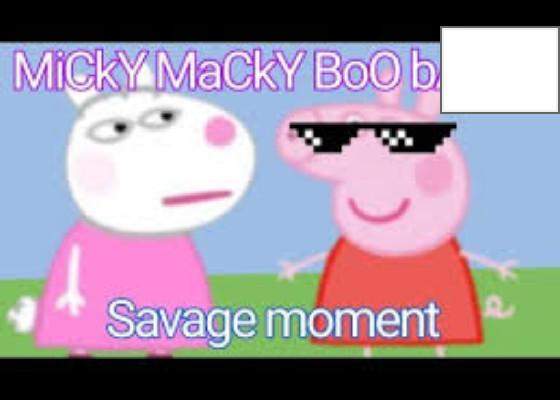 peppa pig savage moment (credits to wedded scarab 1