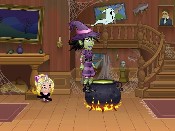 Evil witch steals princess!