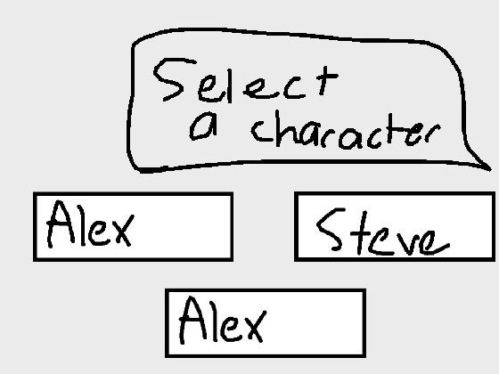 Herobine, Alex, or Steve.