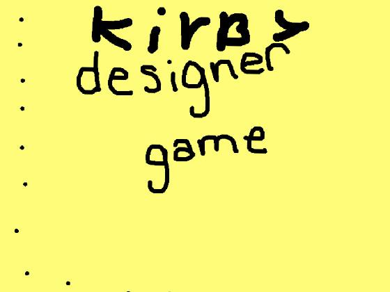 kirby home designer