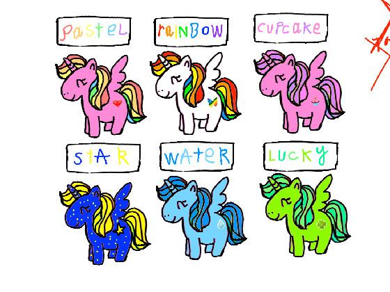 Unicorn adoptables!  1 1