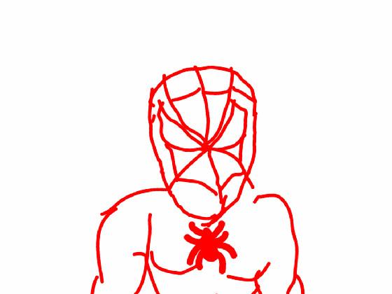 my cool spider man drawing