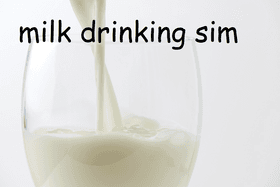 milk drinking sim