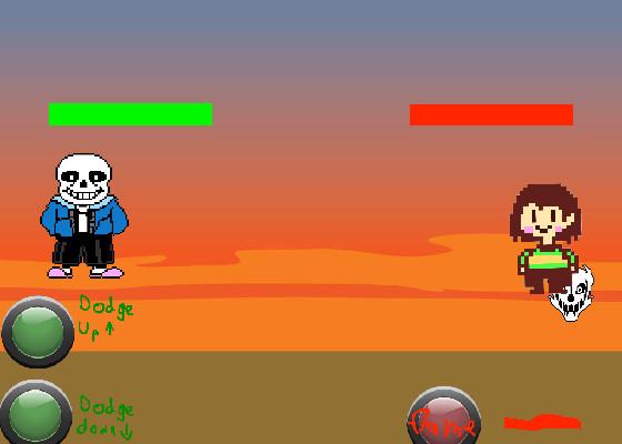 sans vs chara HARD 1