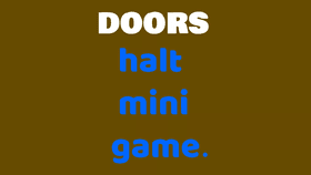 doors halt mini game