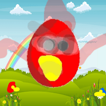 Angry bird egg