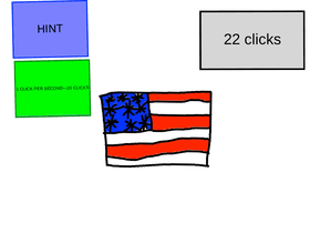 USA flag clicker