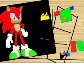 sonic dress up red sonic