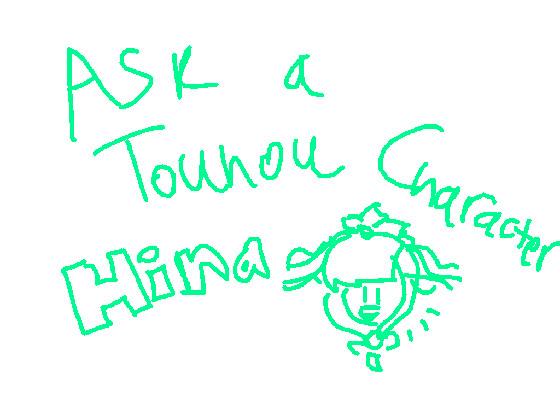 Ask a Touhou Character! - Hina