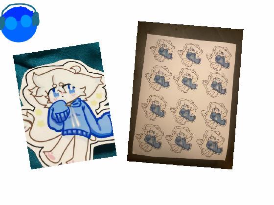 I MADE PEANUT STICKERS 1