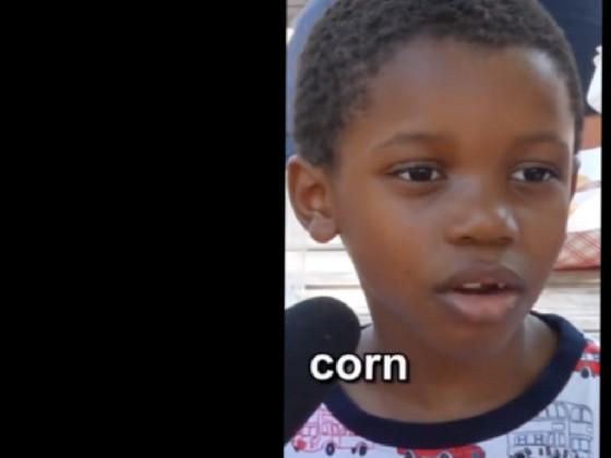 the only boy that likes corn these days