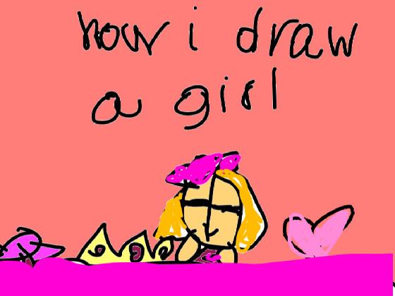 how i draw a girl
