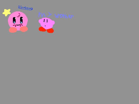 Draw kirby in your style :)