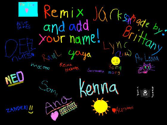 remix add your name i did 