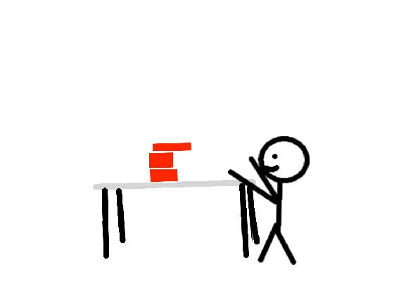 I broke the table 