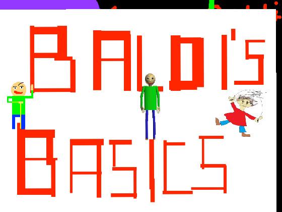 Baldi's Basics in education 1