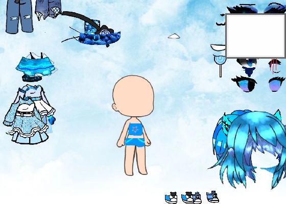 gacha drees up blue 🦋 1