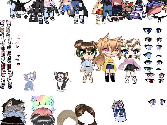 gacha dressup with cats 1