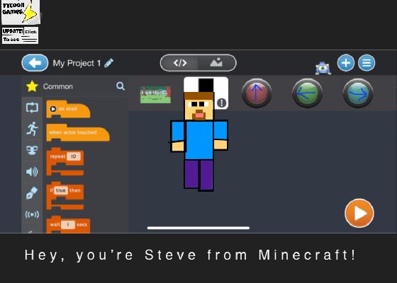 Minecraft finds Tynker