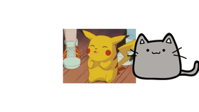 Pika and Bingo Cat