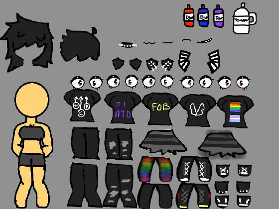 Emo Girl Dressup! 1