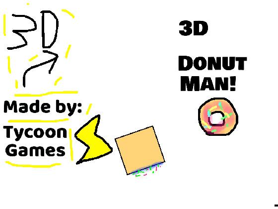 3D donut man 1