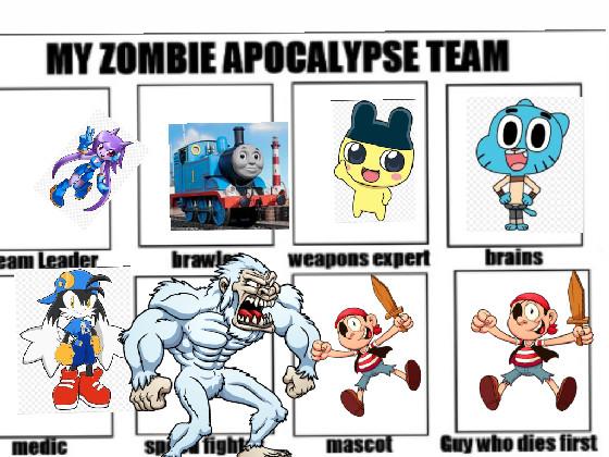 My Zombie Apocalypse Team 1