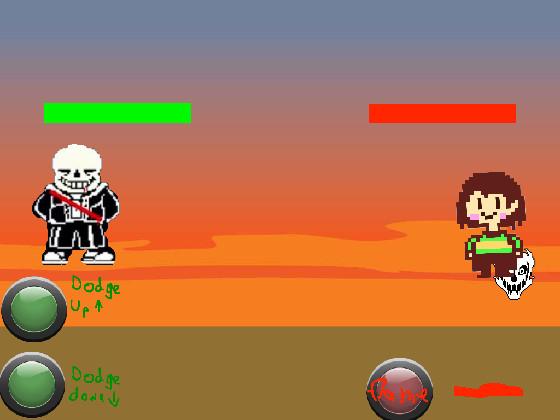 sans vs chara hard