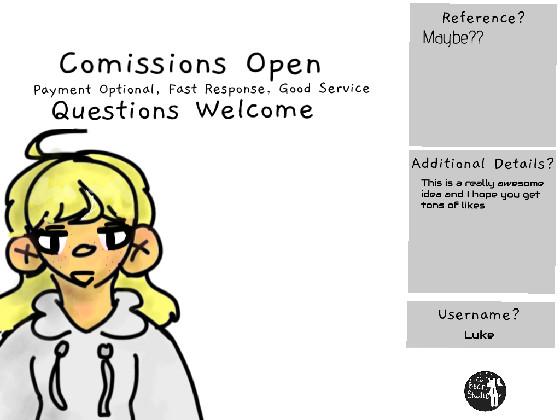 Art Comissions Open 1