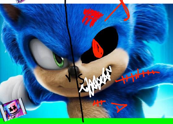 sonic vs  sonic.exe