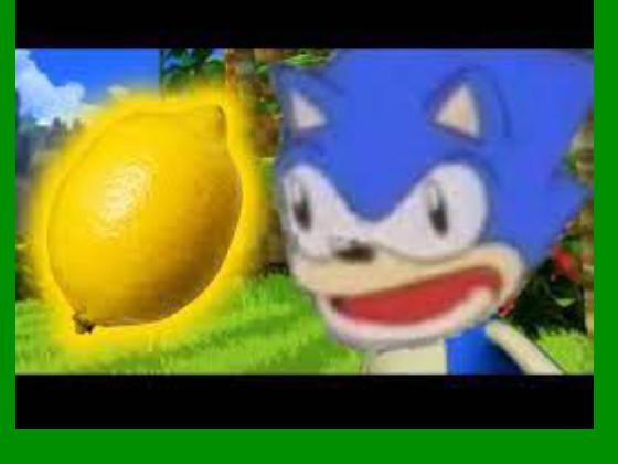sonic eats lemon and dies 1